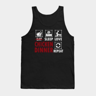 Eat Sleep Pubg Repeat X Love Tank Top